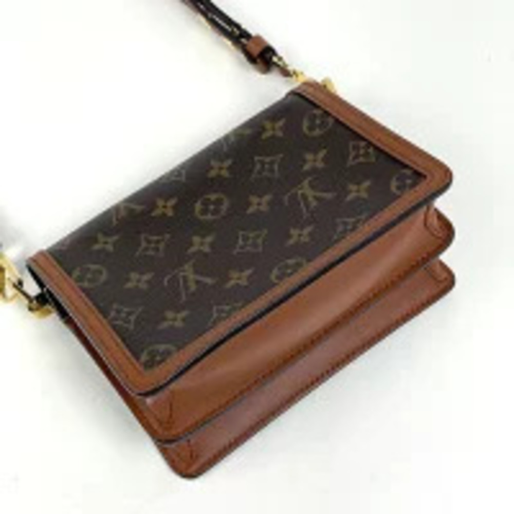 Louis Vuitton Dauphine Shoulder Brown Crossbody Monogram Bag